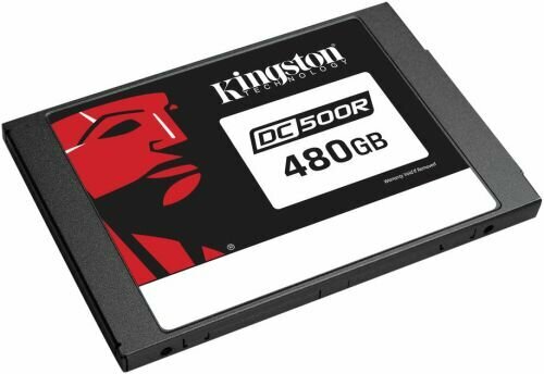 Накопитель SSD 2.5'' Kingston SEDC500R/480G DC500R 480GB 3D TLC SATA3 555/500MB/s 98K/12K IOPS MTBF 2M 7mm 0.5 DWPD
