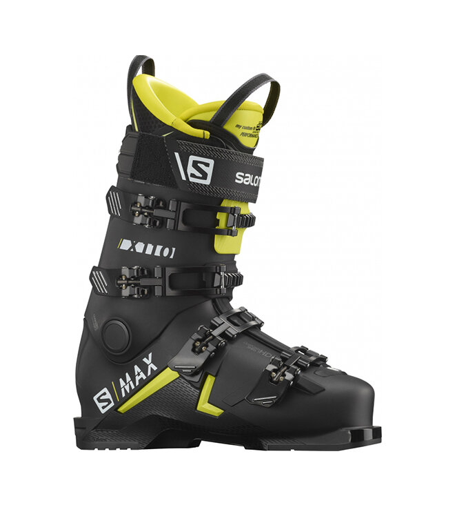 Горнолыжные ботинки Salomon S/Max 110 X Black/Acid Green (29.5)