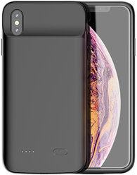 Чехол-аккумулятор для iPhone XS Max 5000мАч InnoZone XDL-631M - Черный