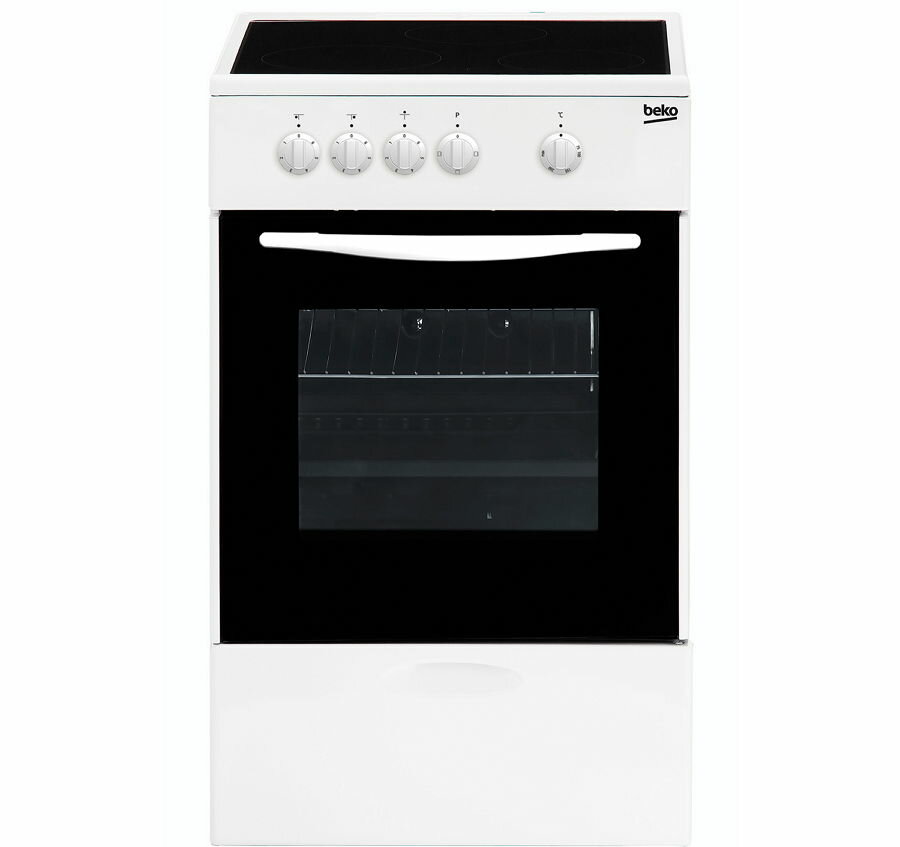 Плита электрическая Beko FCS 47002, white-black