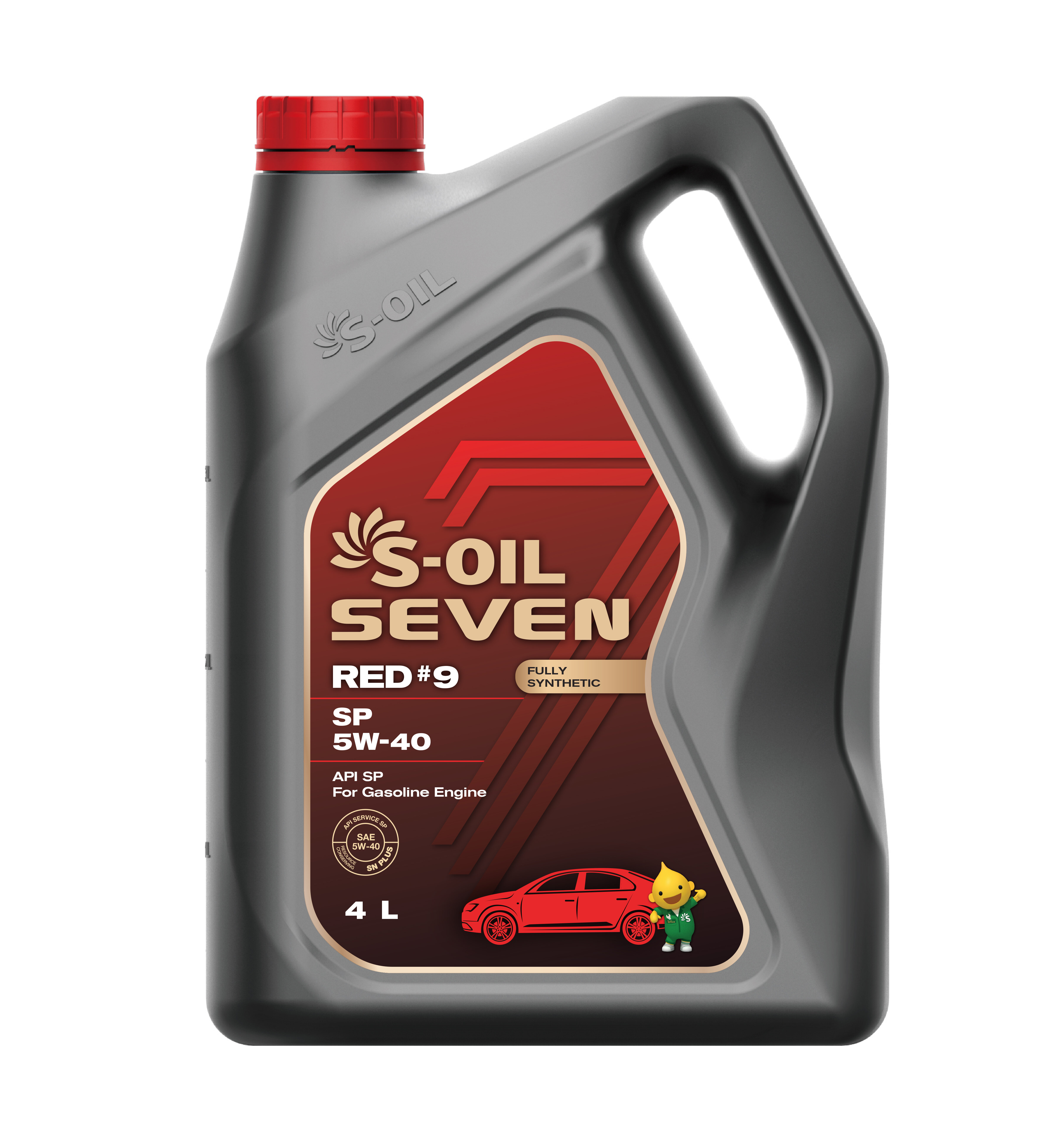 Масло моторное S-OIL 7 RED #9 SP 5W40 4л.