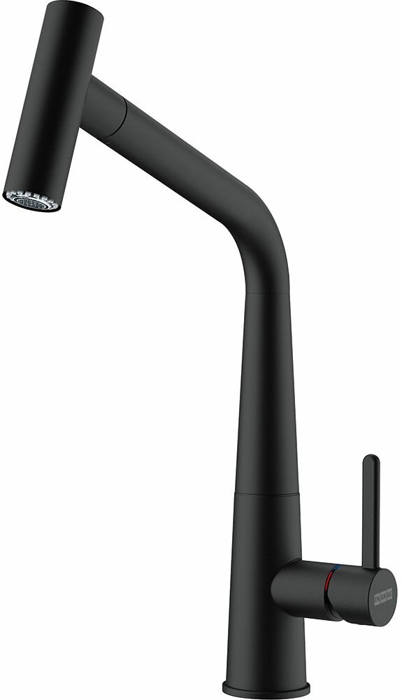 Смеситель Franke Best, Icon Pull-out с выдвижным шлангом, черный матовый
