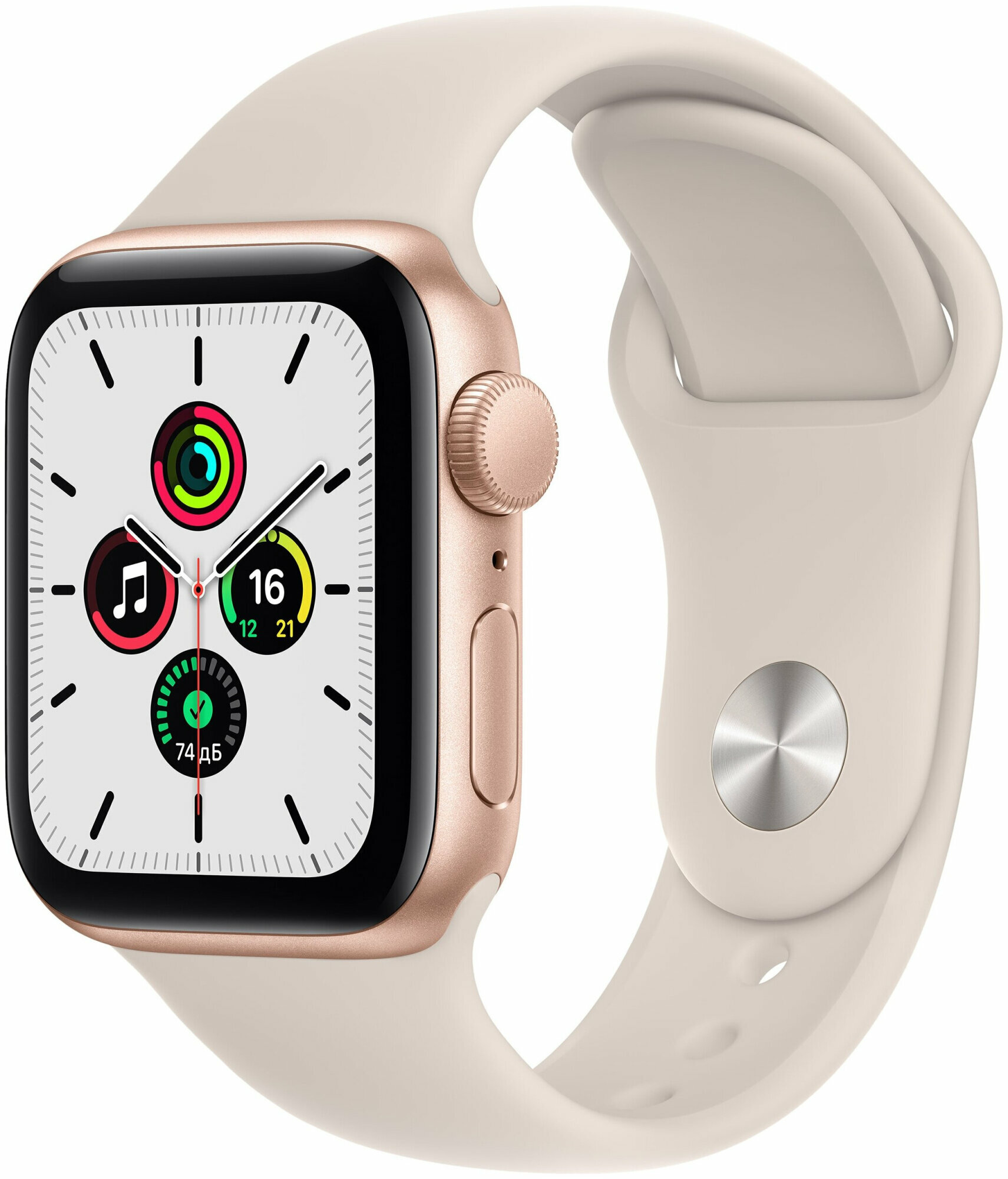 Apple Часы Apple Watch SE 40mm Aluminum Case with Sport Band (2021) (Розовое золото)