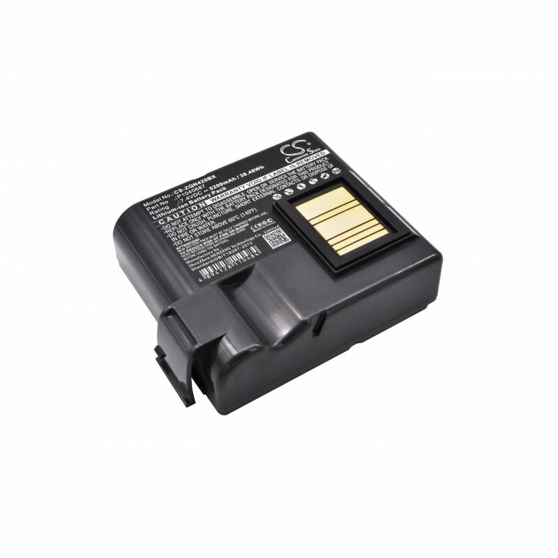 Аккумулятор CameronSino CS-ZQN420BX для принтера Zebra QLN420 ZQ630 (BTRY-MPP-68MA1-01 P1040687 P1050667-016) 5200mAh