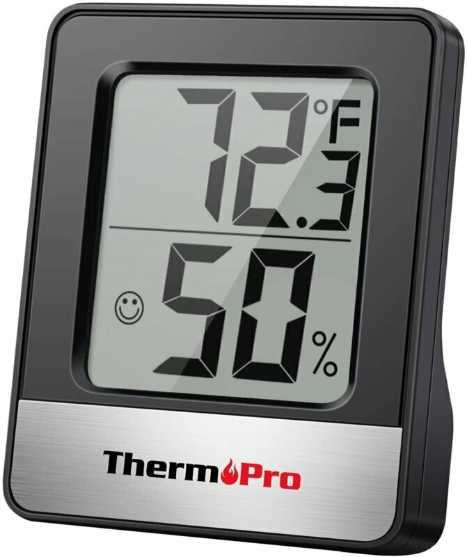Цифровой термогигрометр ThermoPro TP49, черный - фотография № 1