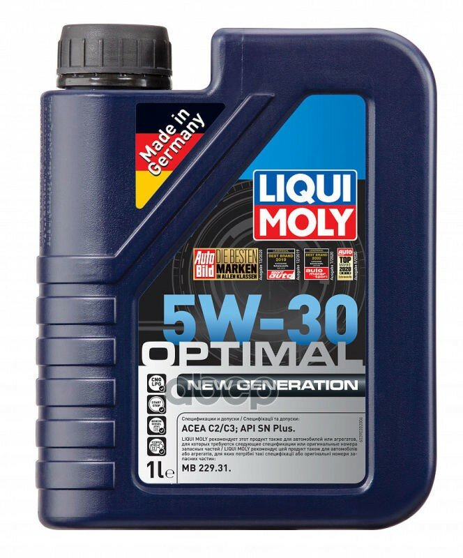 Liqui moly Масло Моторное Optimal New Generation 5w-30 (1л)