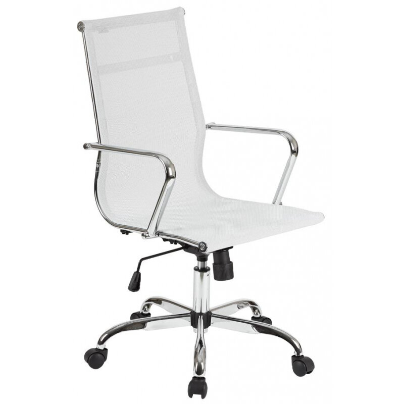 Кресло для руководителя Easy Chair 710 T белое (сетка, металл)