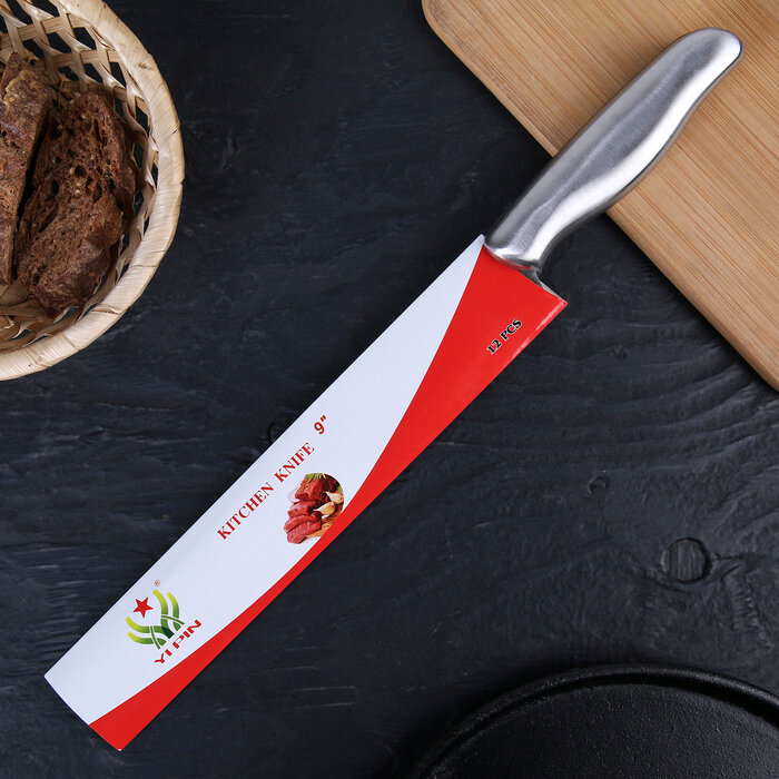 Нож кухонный «Металлик», лезвие 22,5 см - фотография № 2
