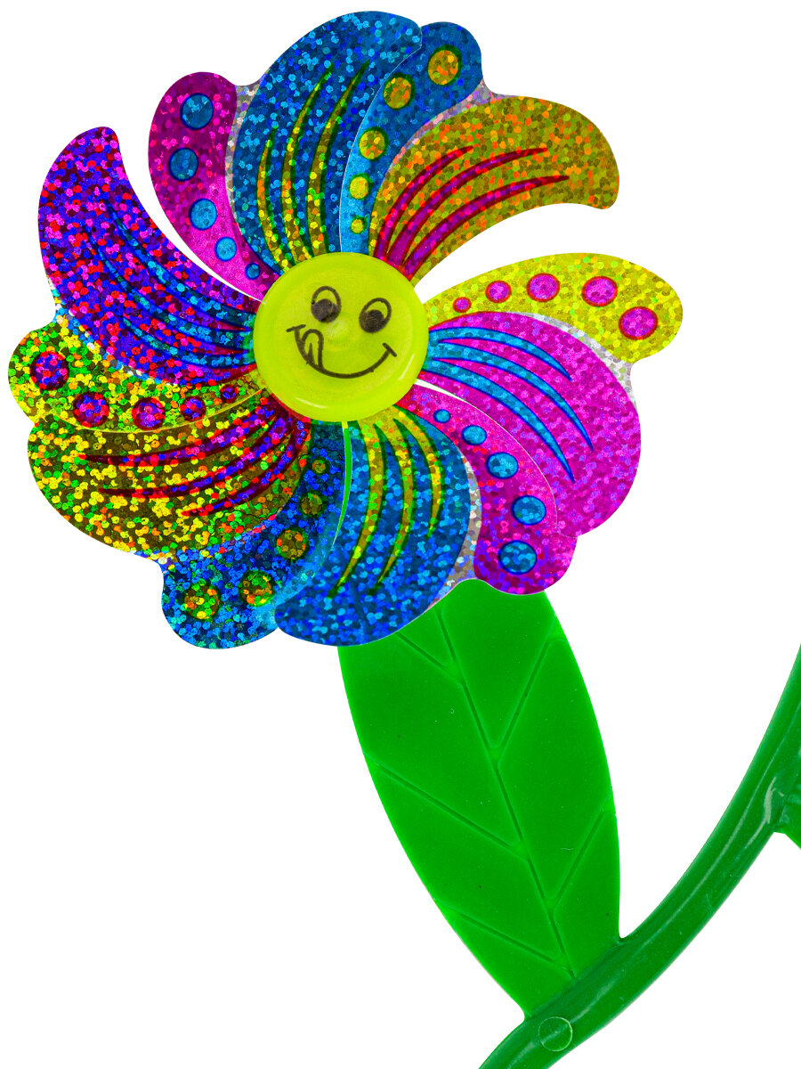 Серия Веселые забавы: Ветерок (52 см) 3 цветка "ромашка" (в пакете) (Арт. AN02817)