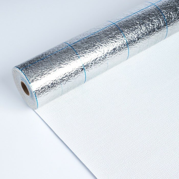 фото Панель ПВХ самоклеящаяся в рулоне белая, 2,8м, 50см, толщ2мм