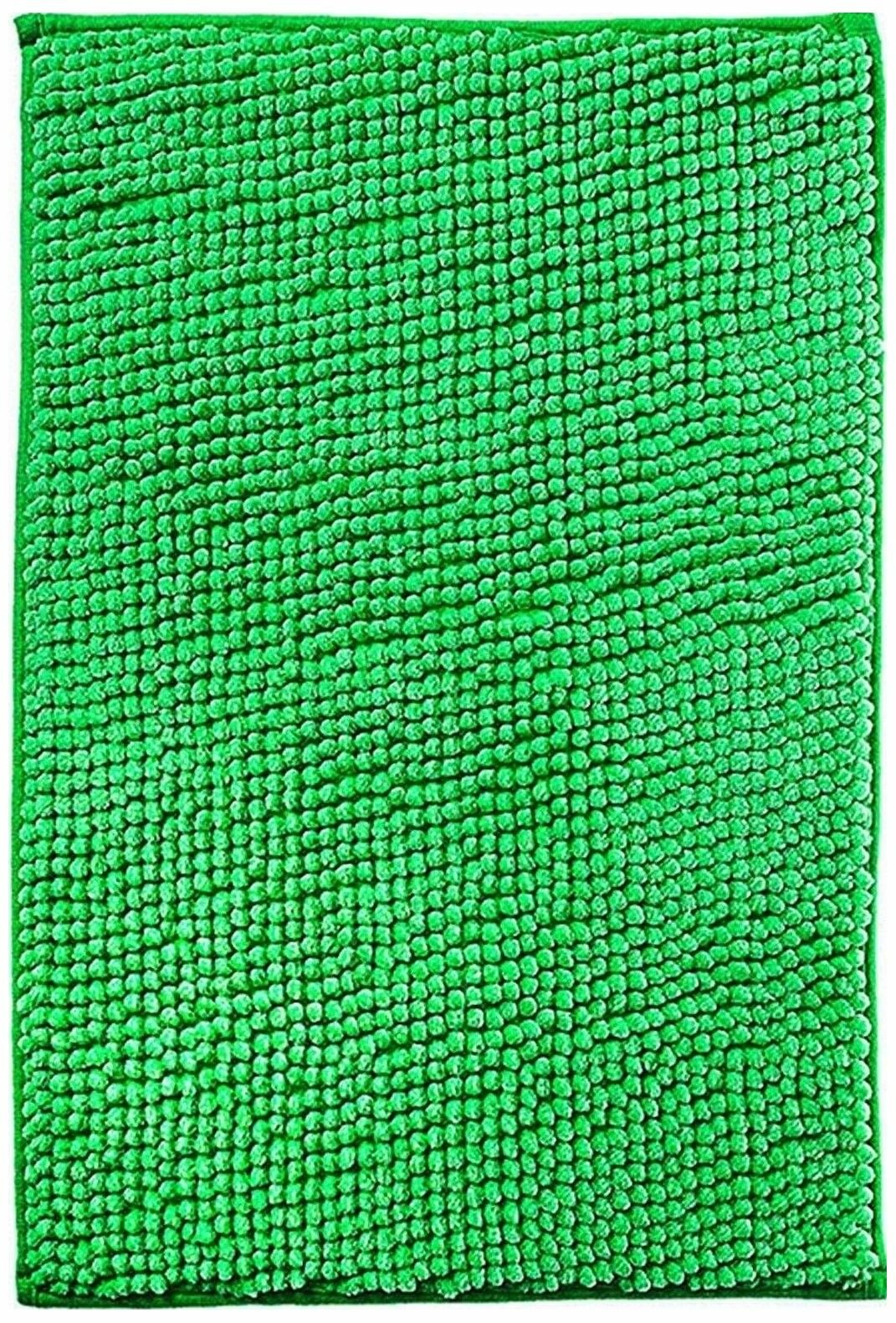 Коврик для ванной комнаты Fresh Code Шенилл 40х60 см ворсовый зеленый
