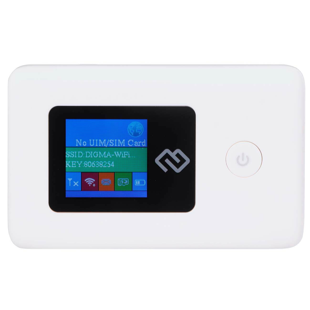 Модем 3G/4G Mobile Wi-Fi Digma DMW1969 White