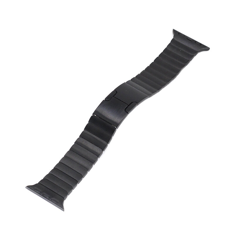 фото Ремешок стальной Noname для Apple Watch блочный 38/40 mm (Черный космос)