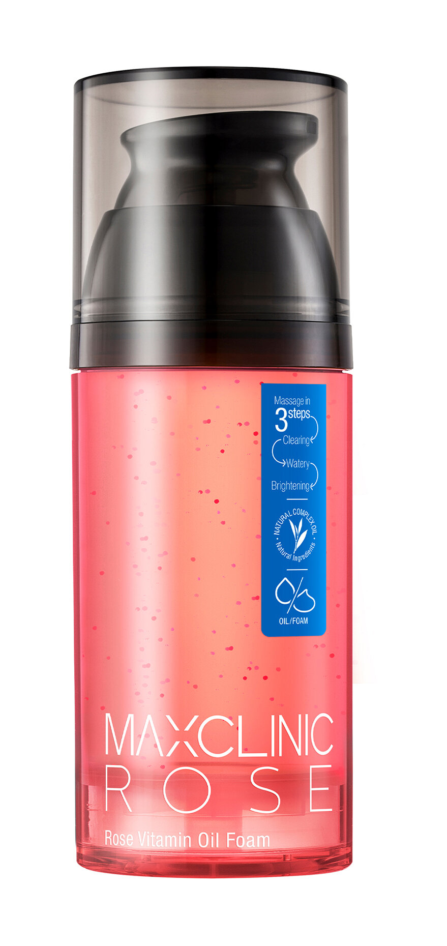 фото Гидрофильное масло-пенка для умывания с маслом дамасской розы Maxclinic Rose Vitamin Oil Foam
