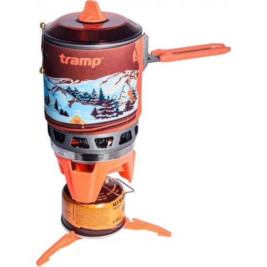 Система для приготовления пищи Tramp TRG-115 1л., оранжевый