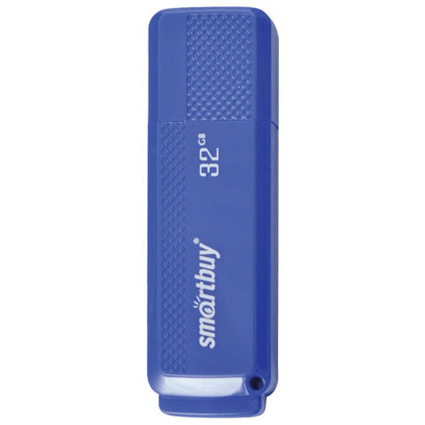 Флеш-диск 32 GB, комплект 3 шт., SMARTBUY Dock, USB 2.0, синий, SB32GBDK-B