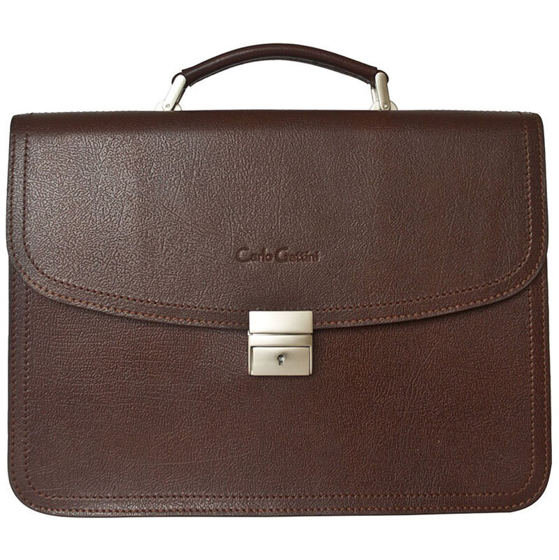 Кожаный портфель, коричневый Carlo Gattini 2021-31