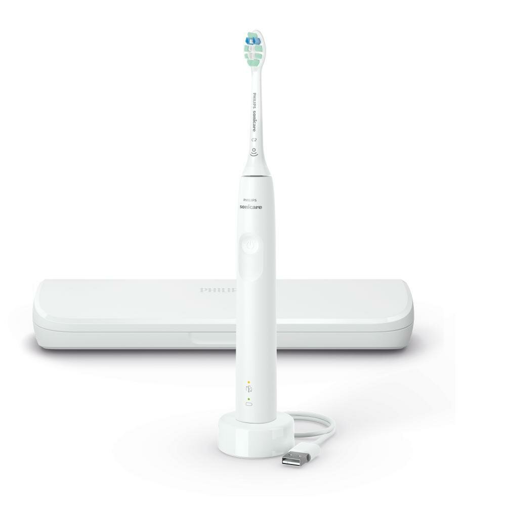 Электрическая зубная щетка Philips Sonicare 3100 series HX3673/13 Белая