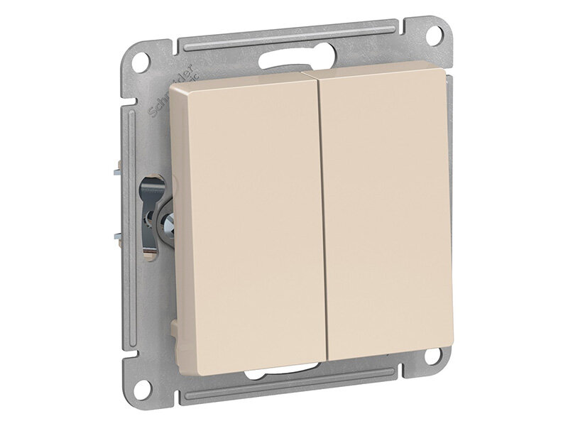 Выключатель Schneider Electric SE AtlasDesign 10АХ Beige SE ATN000251