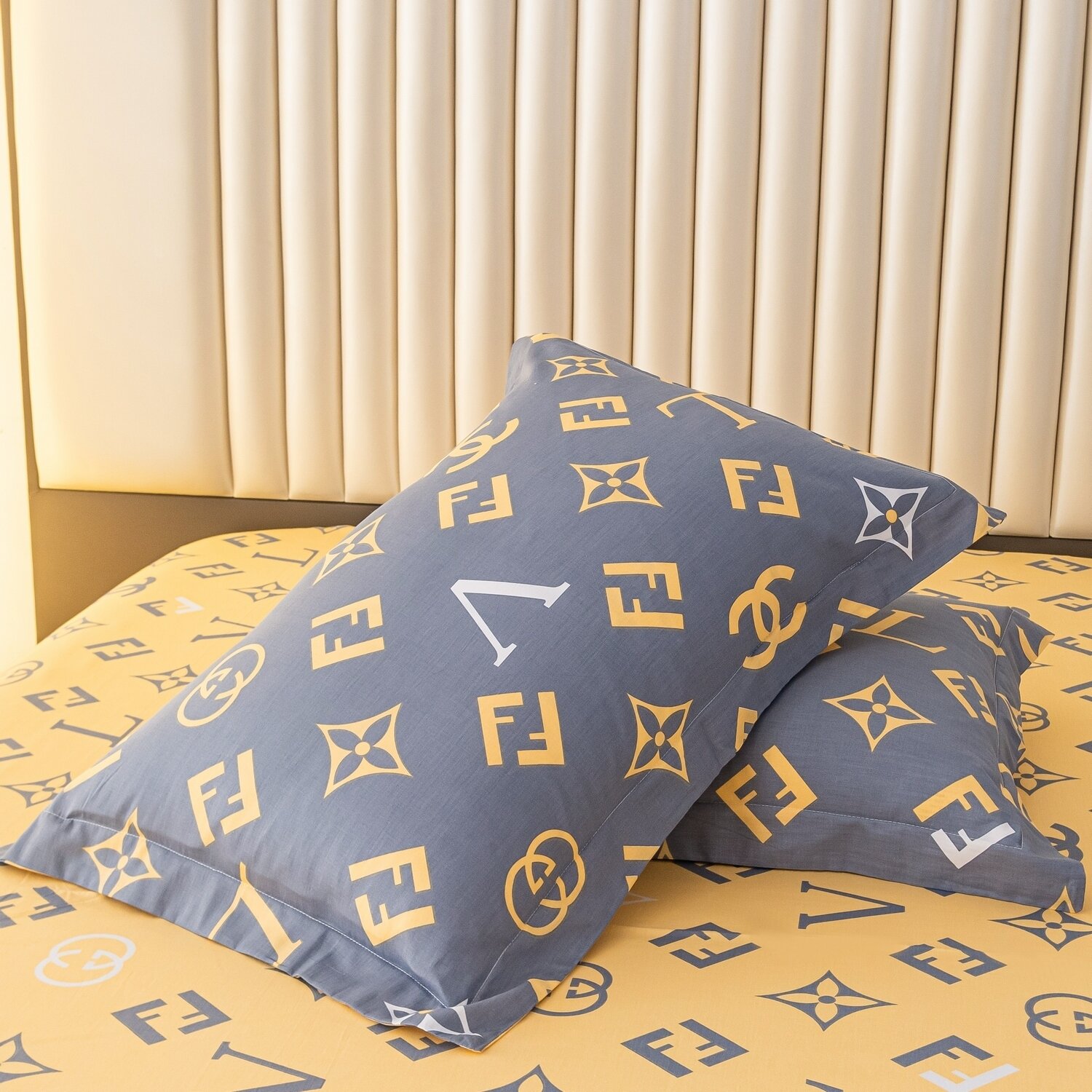 Комплект постельного белья Сатин с Одеялом 100% хлопок на резинке OBR125 - фотография № 8