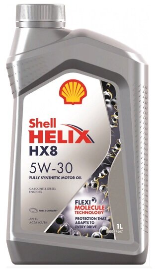 Масло моторное синтетическое Shell Helix HX8 A3/B4 5W30 1л
