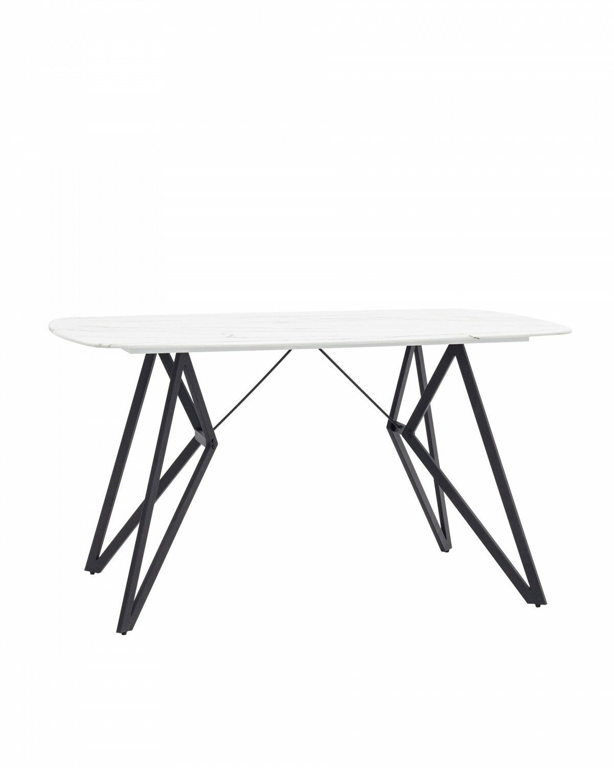 Стол STOOL GROUP Денвер 140x90 белый стеклянный