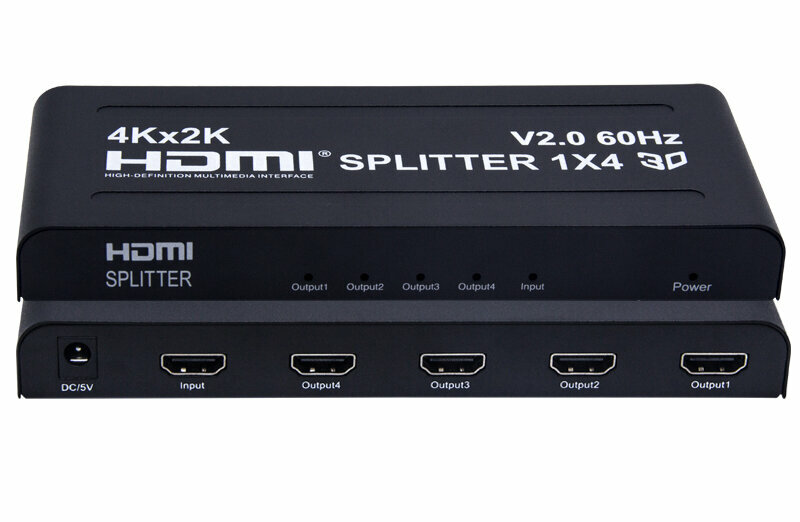 HDMI 2.0 разветвитель 1 вход 4 выхода (сплиттер 1x4) Pro-HD X14