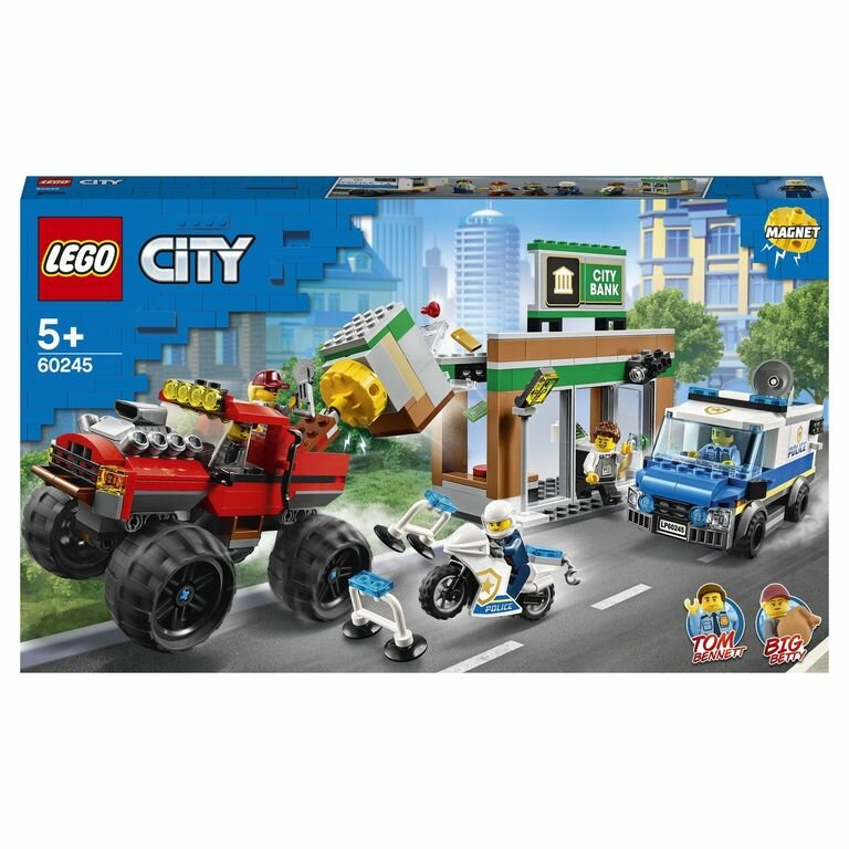 LEGO City Конструктор Ограбление полицейского монстр-трака, 60245