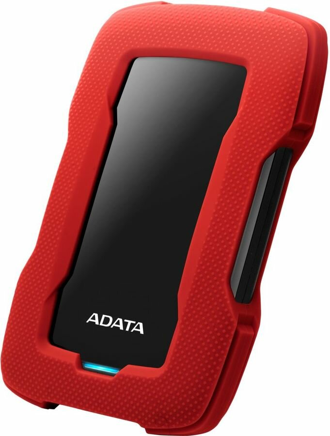 Жесткий диск внешний Adata AHD330-1TU31-CRD 1Tb red