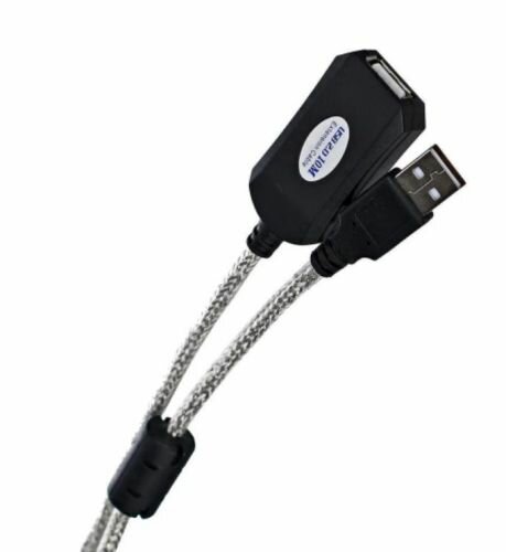 Кабель интерфейсный USB 2.0 Aopen/Qust ACU823-5M удлинительный активный A(M)/A(F), 5m