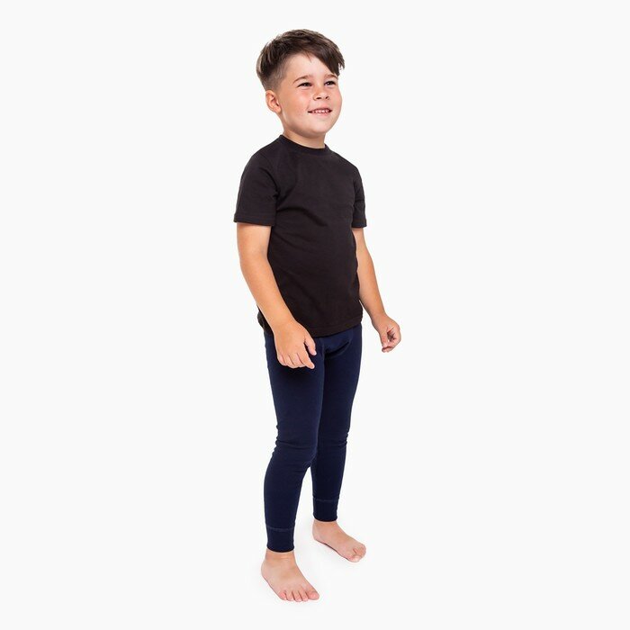 Кальсоны для мальчика (термо), цвет тёмно-синий, рост 134 см (36) - фотография № 2