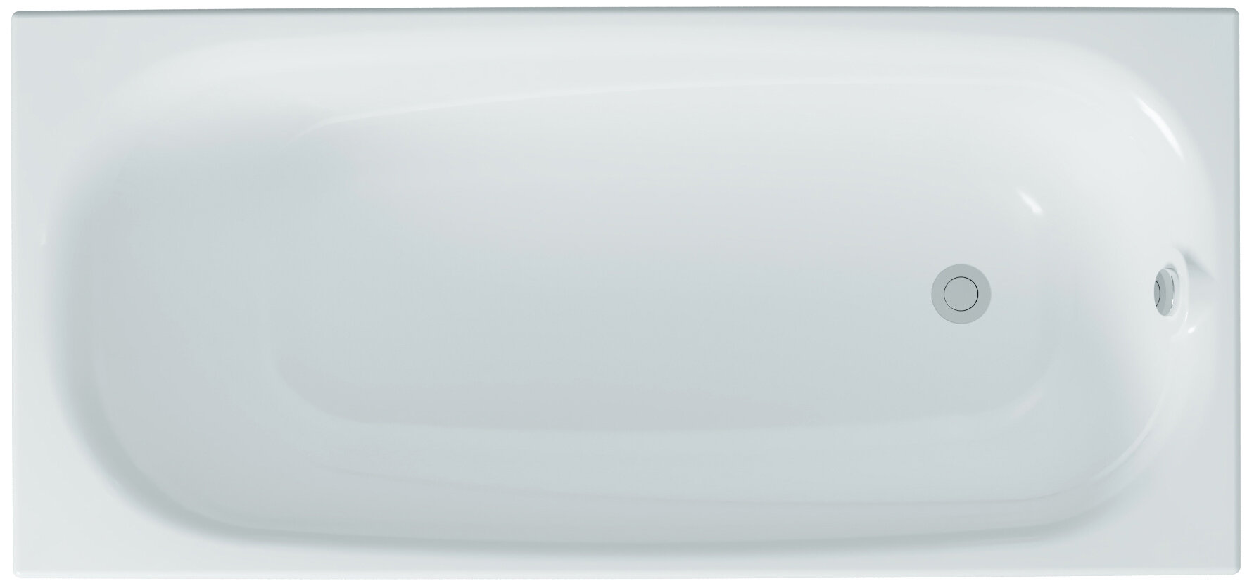 Акриловая ванна DIWO Кострома 150x70 прямоугольная, пристенная, без гидромассажа, с ножками - фотография № 1