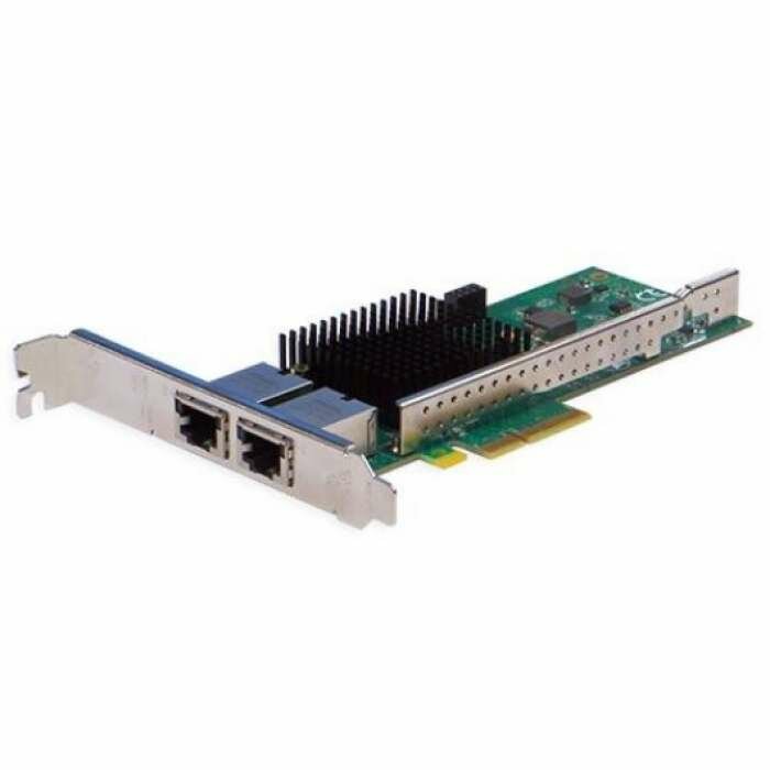 Silicom 10Gb PE310G2i50-T Dual Port Copper 10 Gigabit Ethernet PCI Express Server Adapter X4 Gen 3.0, Based on Intel X550-AT2, RoHS compliant