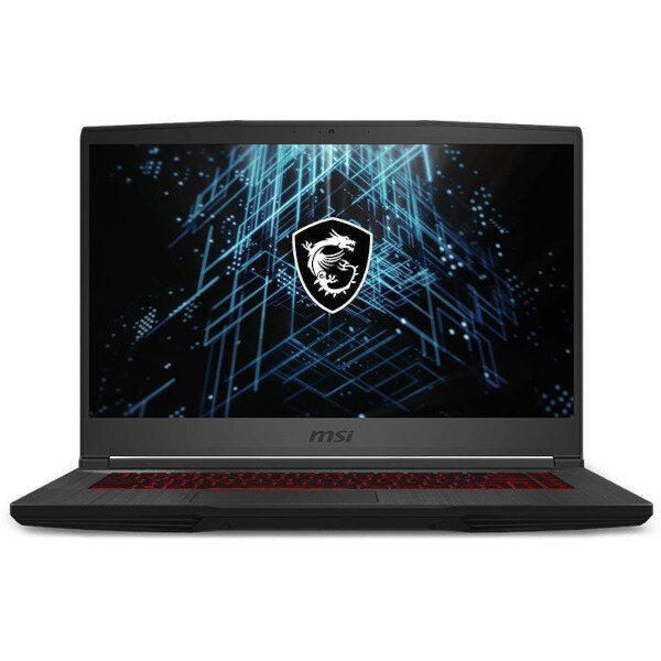 Ноутбук MSI GF63 Thin 11UC-218XRU Core i7 11800H 8Gb SSD512Gb NVIDIA GeForce RTX 3050 15.6 IPS FHD 1920x1080 Free DOS black WiFi BT Cam, 9S7-16R612-218