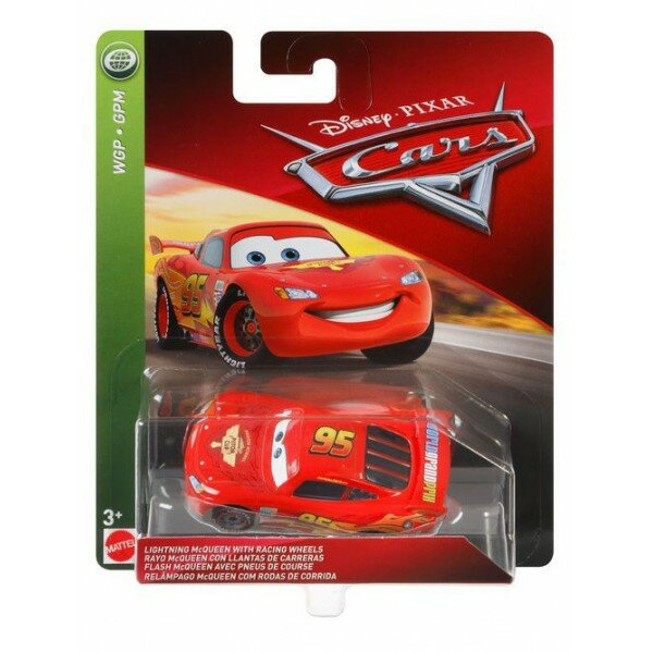   Cars Lightning Mcqueen with racing wheels FLM20 (Piston Cup)