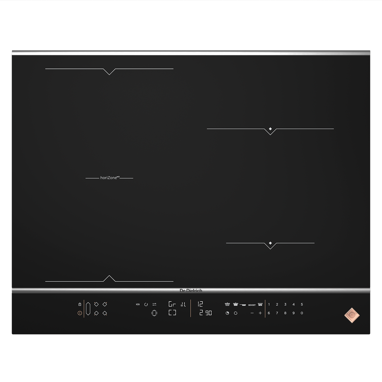 Индукционная варочная панель De Dietrich HORIZONE PLAY DPI7684XS
