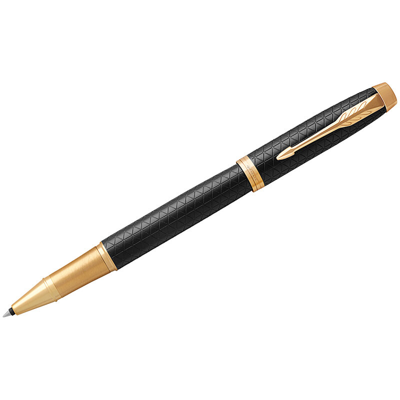 1931660 Ручка-роллер Parker "IM Premium Black/Gold GT" черная, 0,8мм, подар. уп.