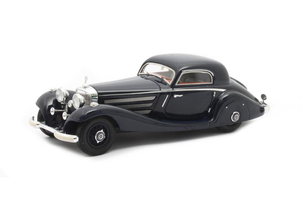 Mercedes W29 540K special coupe #154139 1936 blue - фотография № 1