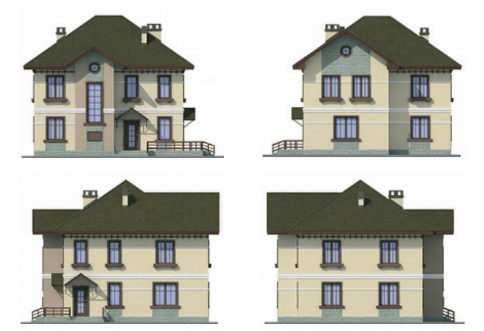 Проект дома Plans-37-54 (168 кв.м, кирпич 510мм) - фотография № 3