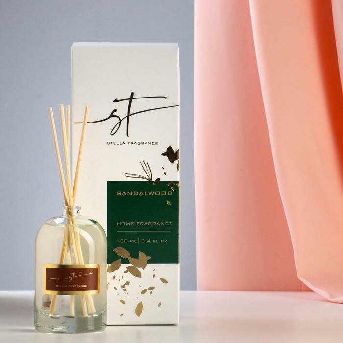 фото Диффузор ароматический Stella Fragrance "Sandalwood", 100 мл, сандаловое дерево