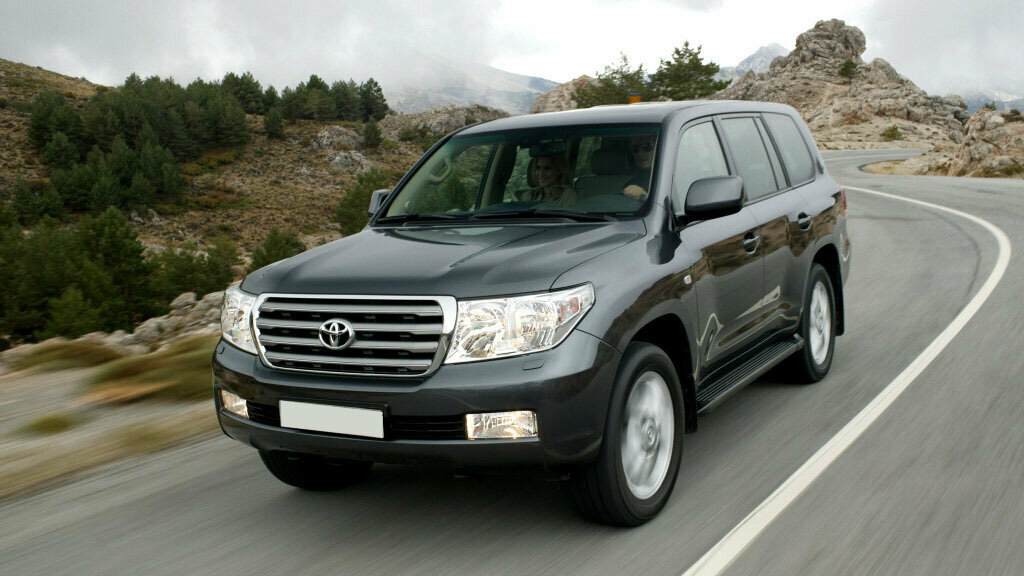 Штатные пороги подножки для Toyota Land Cruiser 200 (Тойота Ленд Крузер 200) 2008-2012 с крепежом - фотография № 2