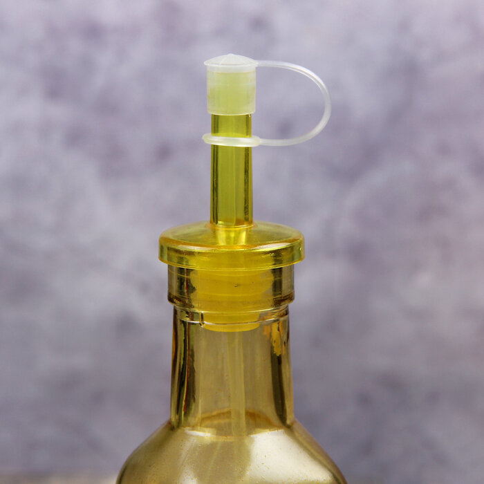 Бутыль стеклянная для соусов и масла Доляна «Галерея», 200 мл, h=19 см, цвет микс - фотография № 2