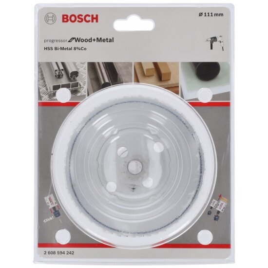 Коронка BOSCH BiM PROGRESSOR 111 mm NEW 2608594242