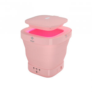 Портативная складная стиральная машина с сушилкой Moyu Foldable Washing and Drying Machine Pink (XPB08-F2G) - фотография № 1