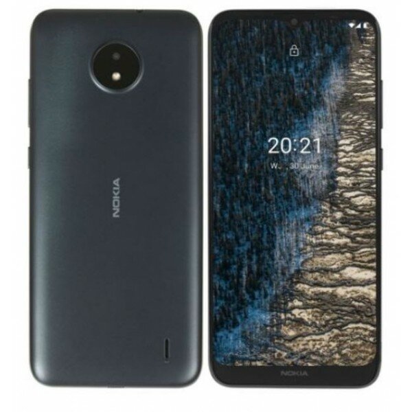 6.5 Смартфон Nokia C20 32 ГБ синий 8x(1.6 ГГц). 2 Гб. 2 SIM. IPS. 1600x720. камера 5 Мп. 4G. GPS. 3000 мА*ч