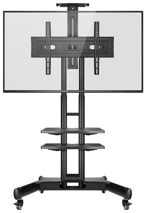 ONKRON Стойка для ТВ с кронштейном ONKRON TS1552, 40-70, VESA 100x100/100x200/200x100/200x200/200x300/200x400 /300x100/300x200/300x300/300x400/400x200/400x300 /400x400/500x400/600x200/600x300/600x400, до 45.5 кг, черный