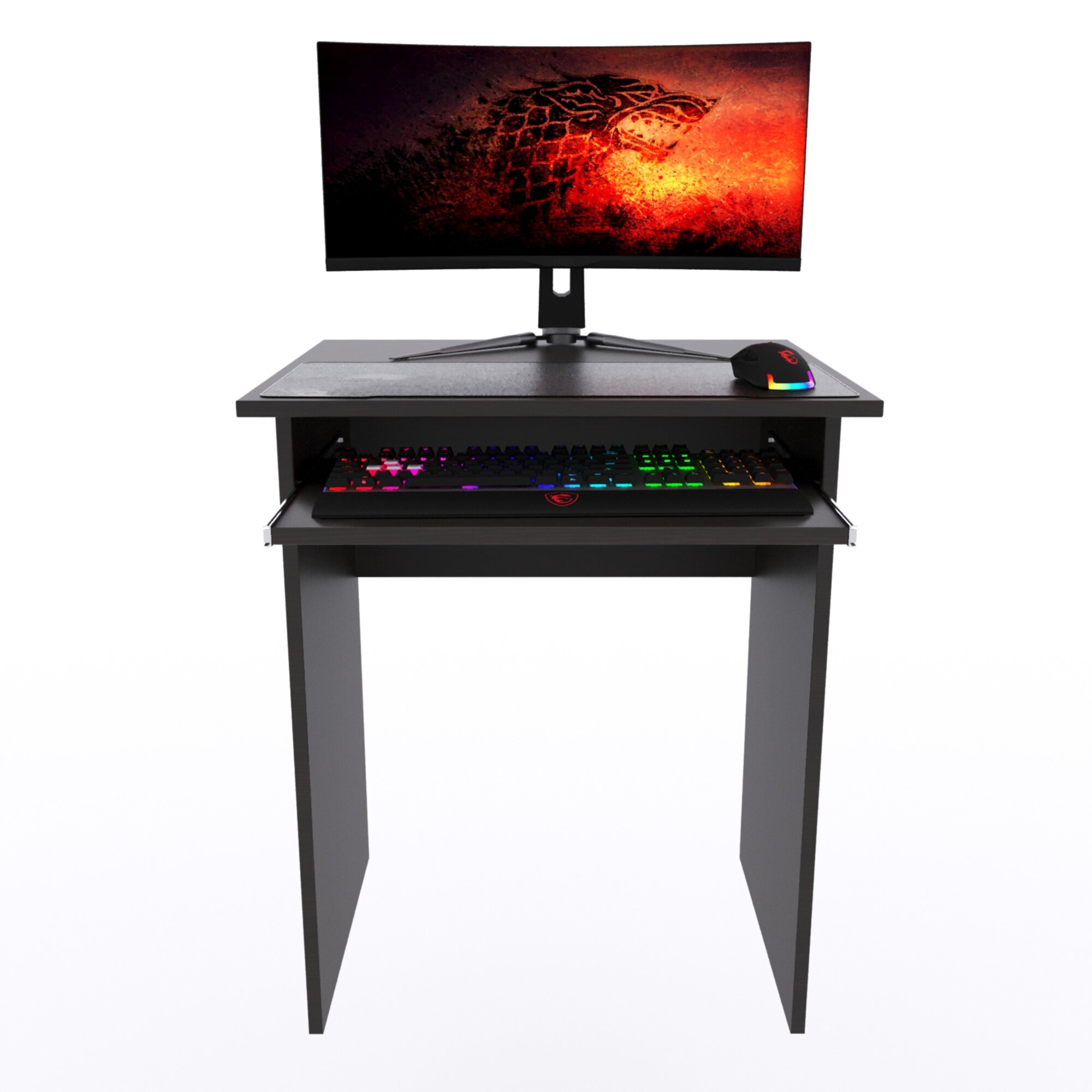 Компьютерный стол "Минис+", 60х50х72,6 см, дуб венге - фотография № 2