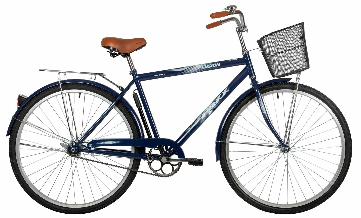 Городской велосипед Foxx Fusion 28 (2022) рама 20 Синий