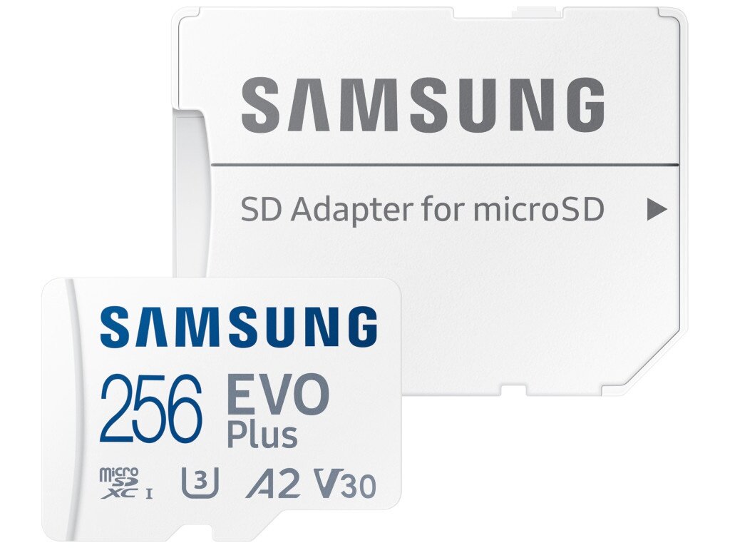 Карта памяти 256Gb - Samsung Micro Secure Digital XC Evo Plus Class 10 MB-MC256KA/RU с переходником под SD