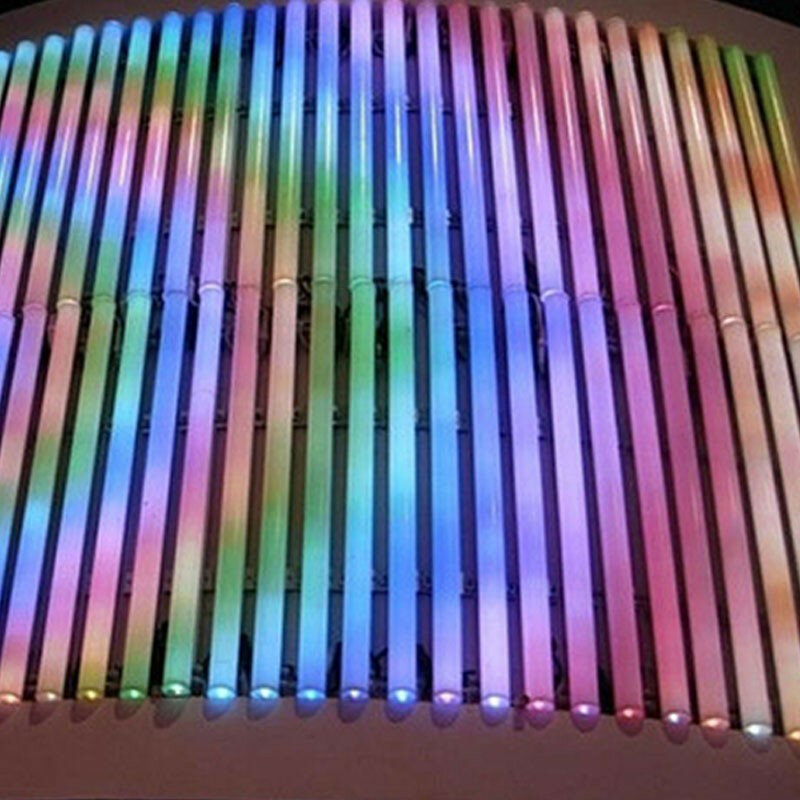 Светодиодная трубка SPI - RGB, матовая, 48 диодов, 16 dpi, IP65 - Цвет свечения:RGB - фотография № 1